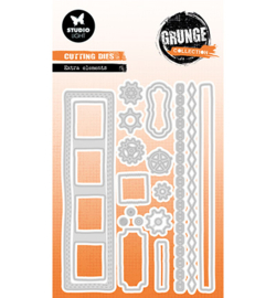 SL-GR-CD998 - Extra Elements Grunge Collection nr.998 (19pcs / 95x140mm)