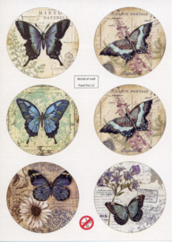 Scenery Parelmoer - WOC - nr12 - Butterflies - Round