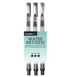 SL-ES-WBRU01 - Waterbrushes Fine, Medium, Large tip Essential Tools nr.01