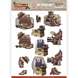3D Push Out - Amy Design Classic men's Collection - Gentleman SB10632