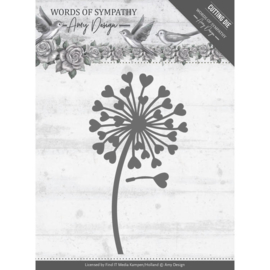 Dies - Amy Design - Words of Sympathy - Sympathy Flower  ADD10155
