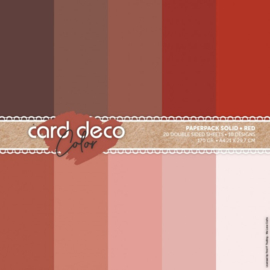 Card Deco Color Paperpack - Solid - Red - A4 CDCPPA411002