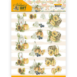 3D knipvel - Precious Marieke - Nature's Gift - Yellow Gift  CD11350