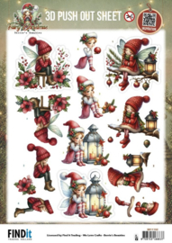 3D Pushout Sheet - Berries Beauties - Fairy Christmas - A Little Sad SB11152