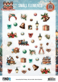 Cutting Sheet - Berries Beauties - Victorian Christmas Tales - Small Elements  CD12490