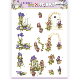 3D Push Out - Precious Marieke - Beautiful Garden - Allium  SB10533