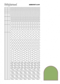 Hobbydots sticker 14- Mirror Lime