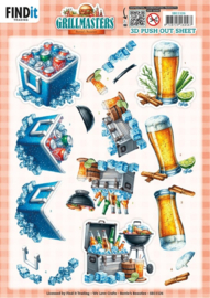 3D Pushout Sheet - Berries Beauties - BBQ & Brews SB11126