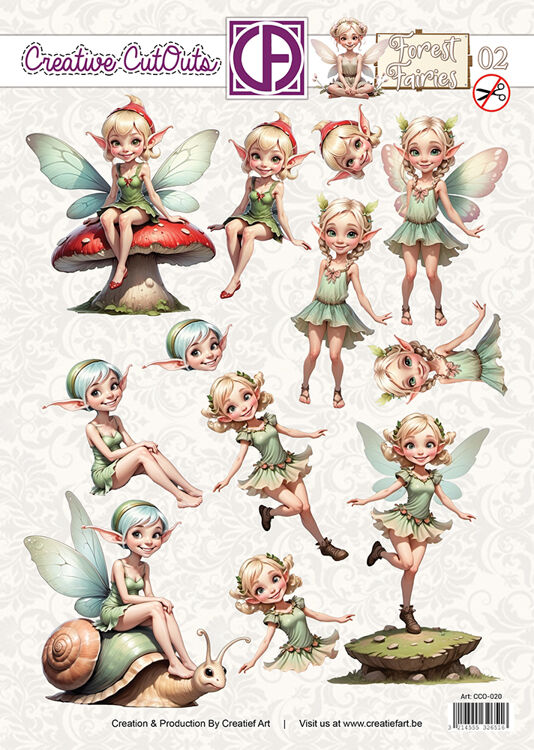 Forest Fairies Stansvel Fairy on the fly  CCO-020