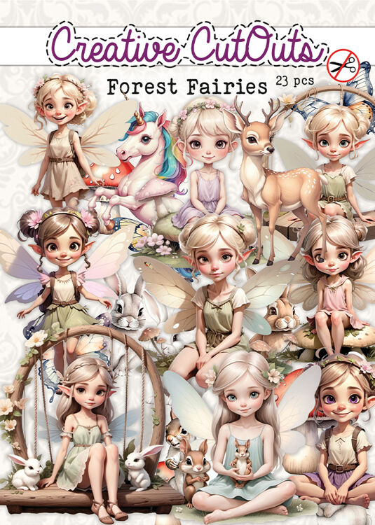 Forest Fairies Stansplaatjes - 23st CCODC-004