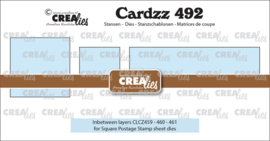 Cardzz stansen no. 492, 3x Tussenlaagje voor CLCZ459, CLCZ460 & CLCZ461