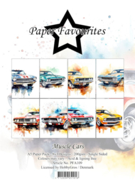 Paper Favourites A5 Muscle Cars PFA109