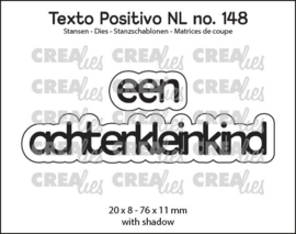 Texto Positivo stansen no. 148, een achterkleinkind Crealies POSNL148