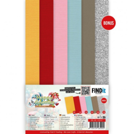 Linen Cardstock Pack - Berries Beauties - Happy Gnomes - 4K BB-4K-10037
