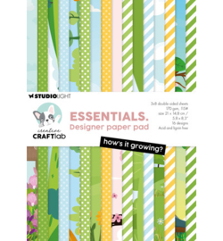 CCL-ES-DPP472 - CCL Designpapierblok – How's It Growing? Essentials nr. 472