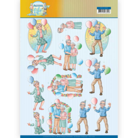 3D Knipvel - Yvonne Creations- Party Together   CD11400