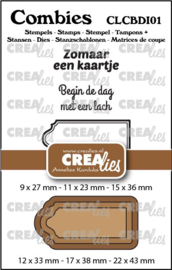 Combies Divers no. 01, Stempels: 2 teksten + 1 tag/label & Stansen: 3 tags/labels. CLCBDI01