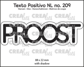 Texto Positivo stansen no. 209, PROOST Crealies POSNL209