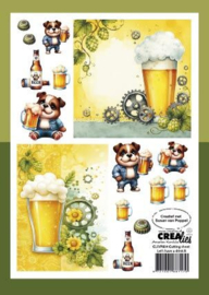 Knipvel Let's have a drink B Crealies CLSVP034