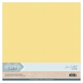 Linen Cardstock - SC - Zachtgeel LKK-SC101