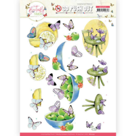 3D Push Out - Jeanine's Art - Butterfly Touch - Purple Butterfly SB10545