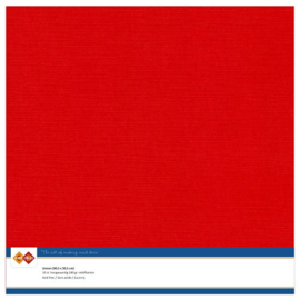 Linnenkarton - 30.5 x 30.5 - Rood  LKK-SC13