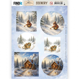Scenery Push out - Berries Beauties - Good Old Christmas (Gratis vel HJ258) BBSC10135 - HJ25801