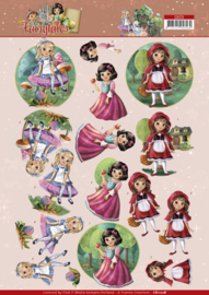 3D Cutting Sheet - Yvonne Creations - Fairytale Princesses  CD11228