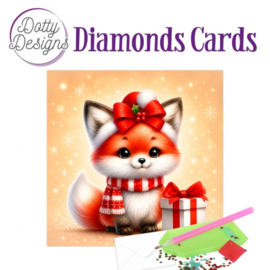 Dotty Designs Diamond Cards - Merry Little Fox  DDDC1235