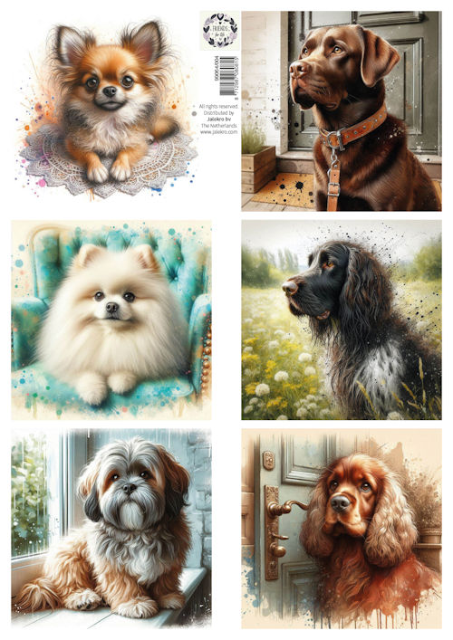 knipvel A4 Friends for Life - lovely dogs 2 (4)