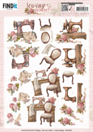 3D Cutting Sheet - Amy Design - Sewing Serenity - Sewing Machine  CD12309