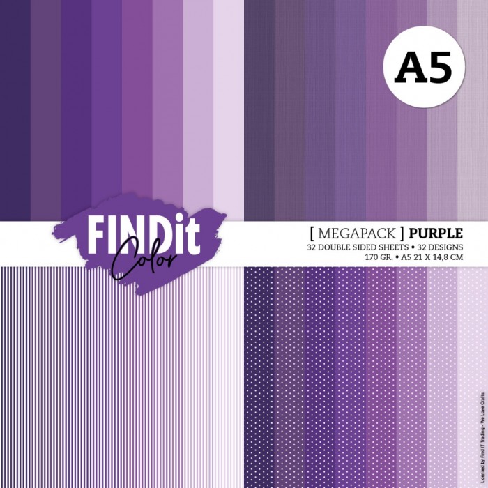 Findit Color - Megapack - Purple - A5 FITCPPA5004