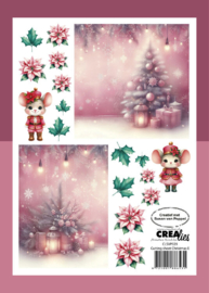 Knipvel Kerst E Crealies CLSVP029