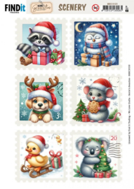 Berrie's Beauties - Scenery - Christmas Stamps 1 BBSC10150
