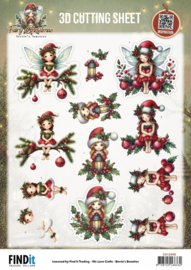 3D Cutting Sheet - Berries Beauties - Fairy Christmas - Christmas Fairy CD12498