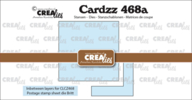 Cardzz stansen no. 468a, Tussenlaagjes voor CLCZ468 Crealies