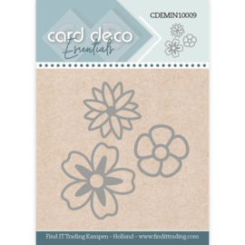 Card Deco Essentials - Mini Dies - Flowers  CDEMIN10009