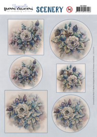 Scenery - Yvonne Creations - Blue Rose  CDS10064