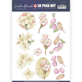 3D Push Out - Jeanine's Art - Sensitive Moments - Freesias SB10468