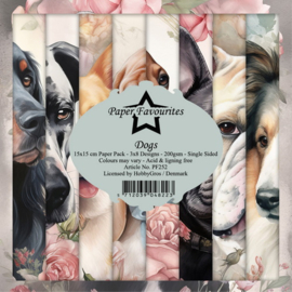 Paper Favourites 15x15 cm Dogs PF252