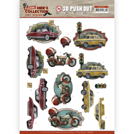 3D Push Out - Amy Design Classic men's Collection - Cars  SB10631