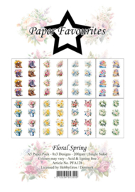 Paper Favourites A5 Floral Spring PFA128