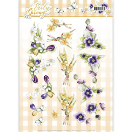 3D Knipvel - Precious Marieke - Early Spring - Early Daffodils  CD11026