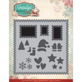 Dies - Berries Beauties -Nostalgic Noel - Nostalgic Postage Stamps BBD10021