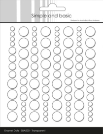 Enamel Dots Water Transparant SBA003