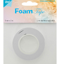 6500/0024 - Foamtape  5mm x 2mtr x 1mm dik