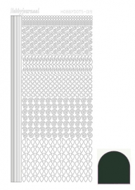 STDM19J Hobbydots sticker - Mirror - Christmas Green