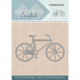Card Deco Essentials - Mini Dies - Bike CDEMIN10002   Formaat ca. 5,2 x 2,9 cm