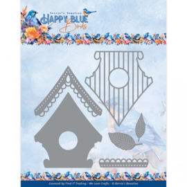 Dies - Berries Beauties - Happy Blue Birds - Happy Birdhouse BBD10002