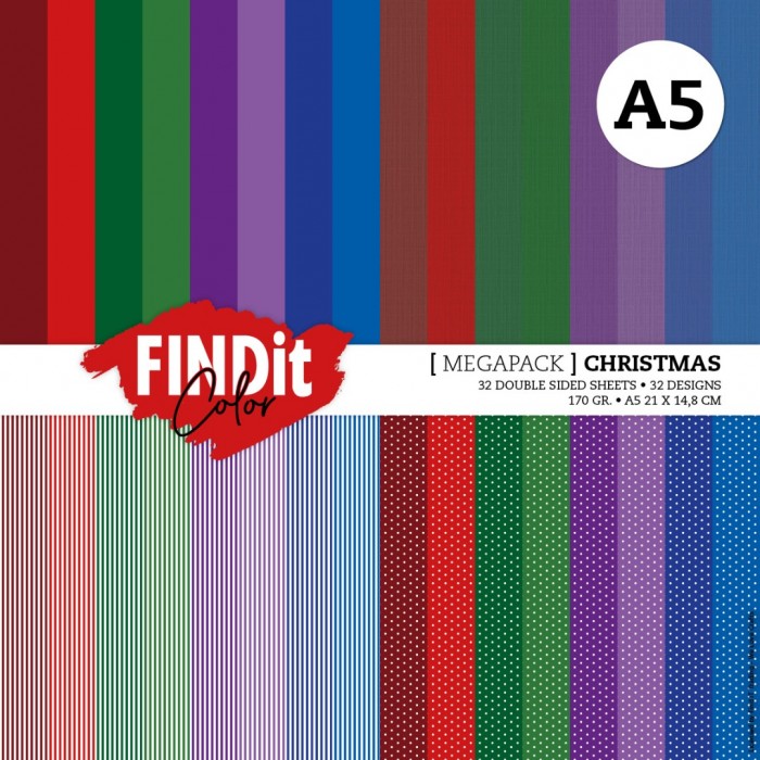 Findit Color - Megapack - Christmas - A5 FITCPPA5003